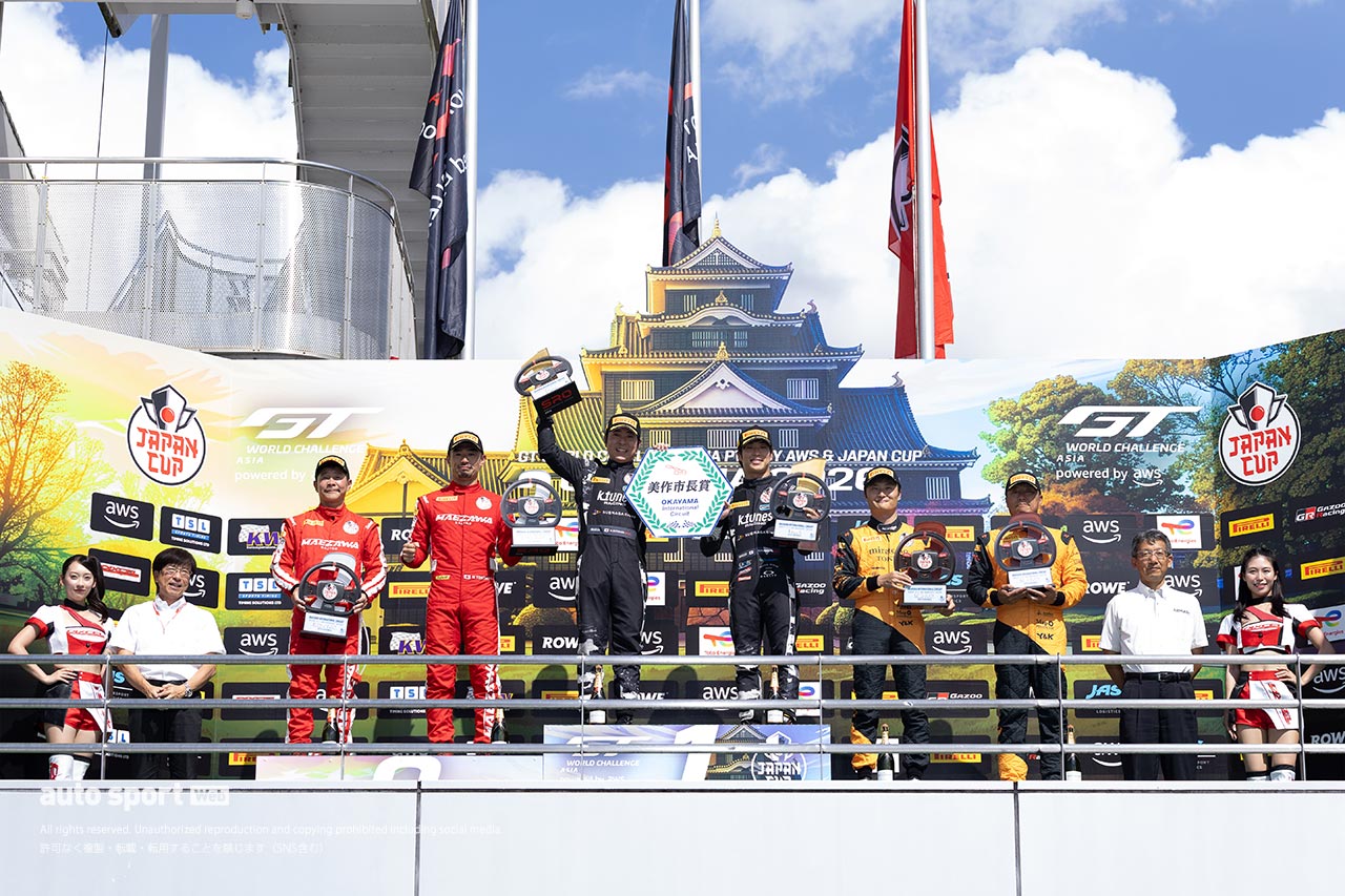 SROジャパンカップ第3ラウンド岡山のレース2は緊迫のバトルを制しK-tunes Racingの96号車が嬉しい地元優勝を飾る
