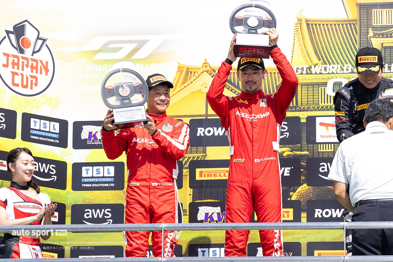 SROジャパンカップ第3ラウンド岡山のレース2は緊迫のバトルを制しK-tunes Racingの96号車が嬉しい地元優勝を飾る