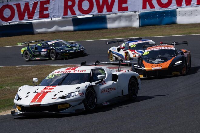 SROジャパンカップ第3ラウンド岡山のレース2は緊迫のバトルを制しK-tunes Racingの96号車が嬉しい地元優勝を飾る