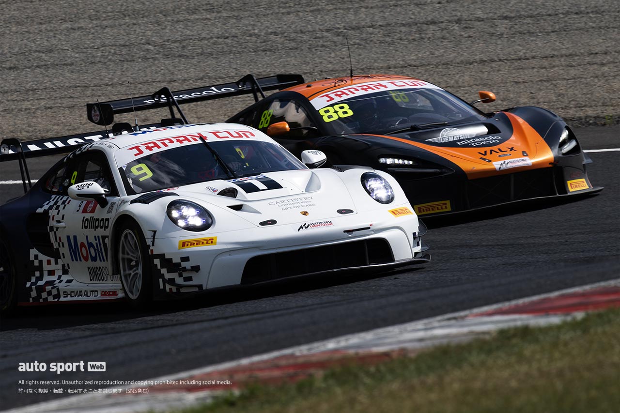 SROジャパンカップ第3ラウンド岡山のレース2は緊迫のバトルを制しK-tunes Racingの96号車が嬉しい地元優勝を飾る