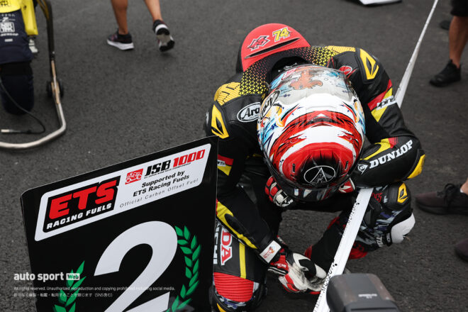 レース後に悔し涙を滲ませる長島哲太（DUNLOP Racing Team with YAHAGI）／2026全日本ロード第5戦もてぎ JSB1000 レース2