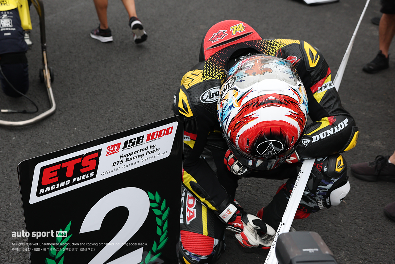 レース後に悔し涙を滲ませる長島哲太（DUNLOP Racing Team with YAHAGI）／2026全日本ロード第5戦もてぎ JSB1000 レース2