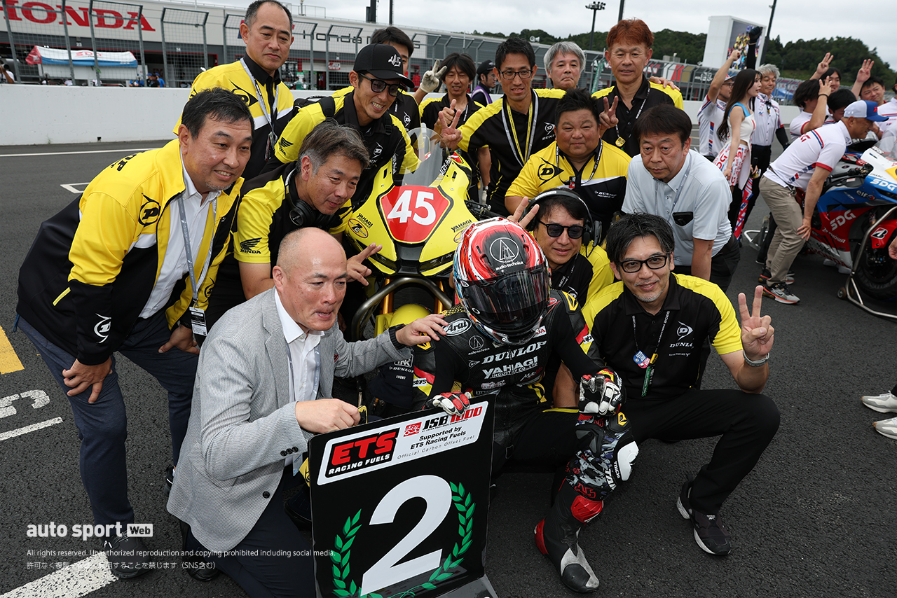 2位のDUNLOP Racing Team with YAHAGI／2026全日本ロード第5戦もてぎ JSB1000 レース2