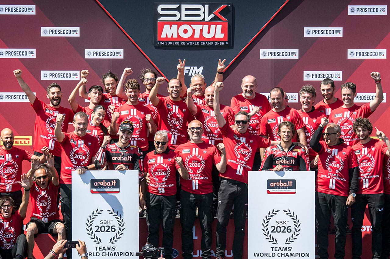 2026年スーパーバイク世界選手権（WorldSBK）のチーム＆マニュファクチャラーズタイトルを確定したドゥカティ・ファクトリー