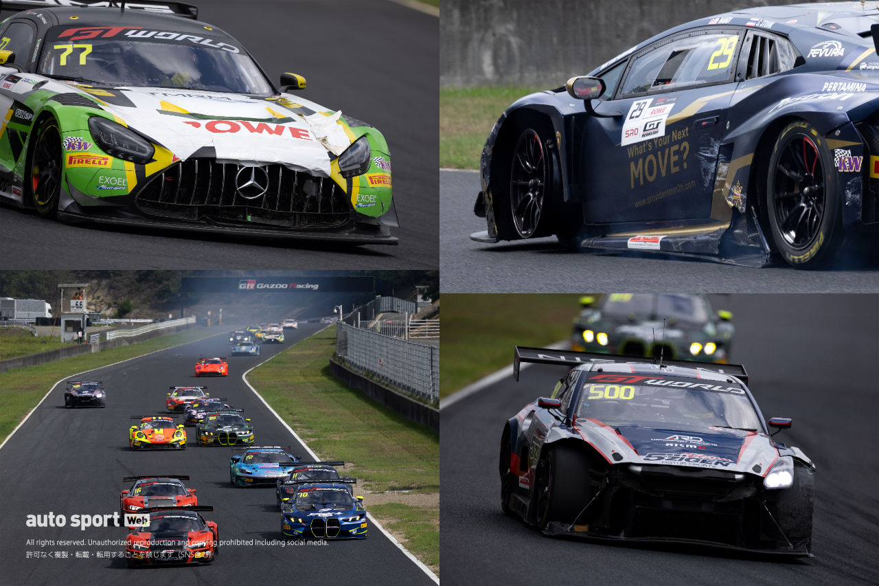 アウディが岡山を完全制覇。初戦はGT-R、2戦目はポルシェの追撃かわし0.089秒差チェッカー／GTWCアジア