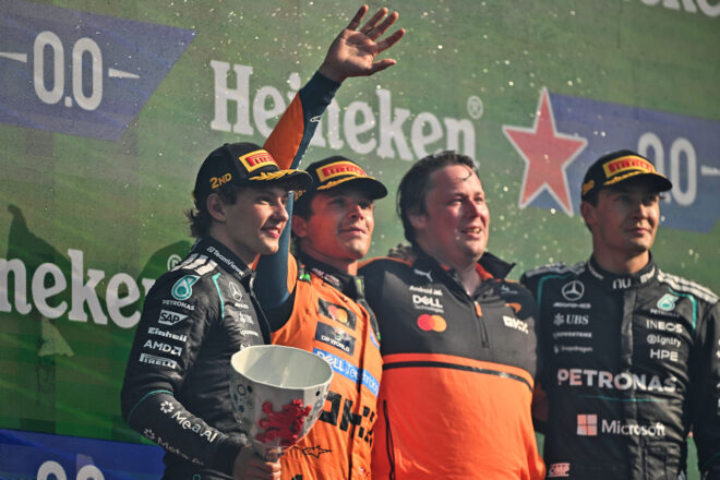 2026年F1第12戦オランダGP表彰式