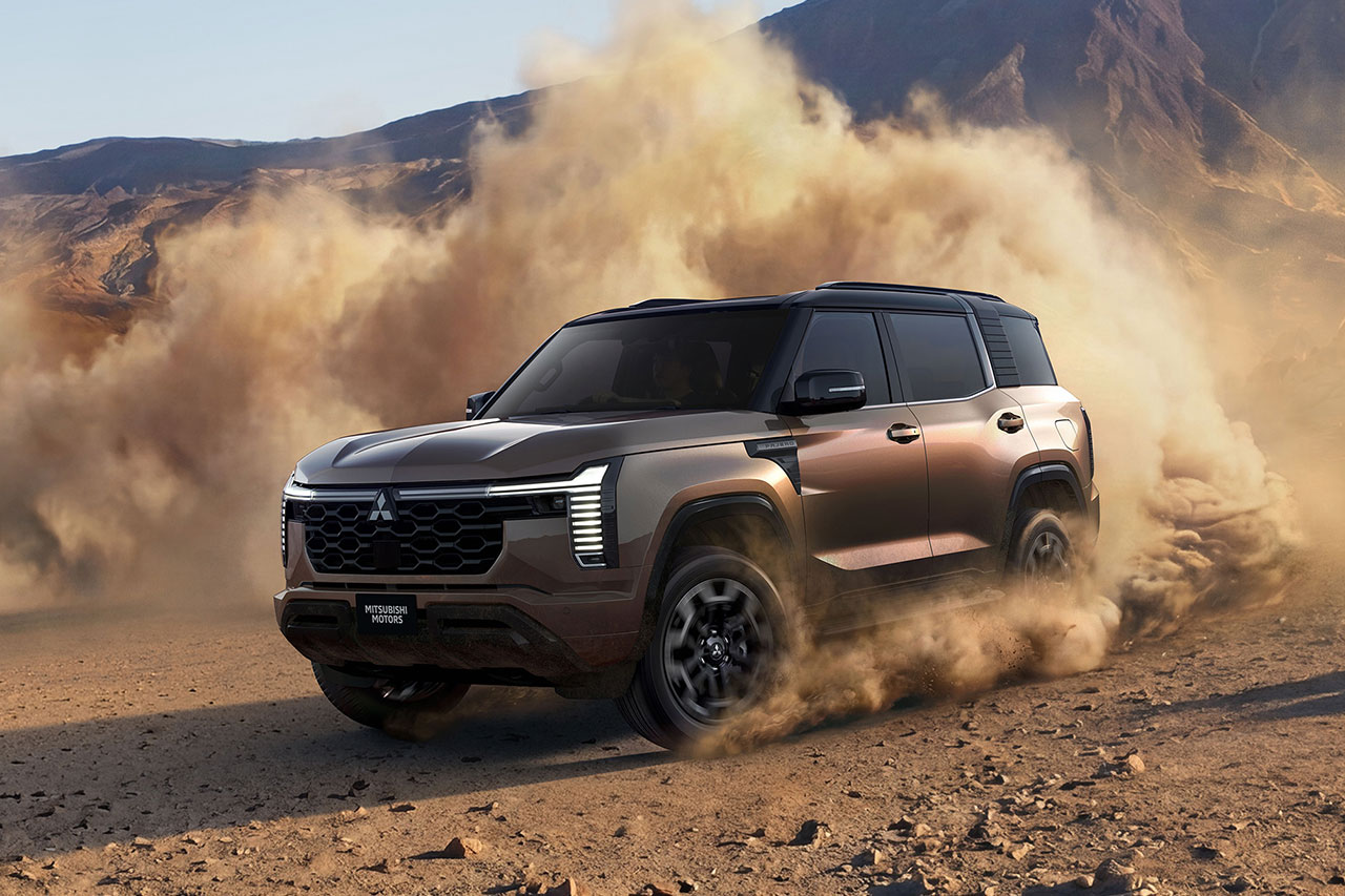 ミツビシ、新型『パジェロ』を世界初公開。新世代フラッグシップとして走り、快適性、上質さを全方位で大幅進化