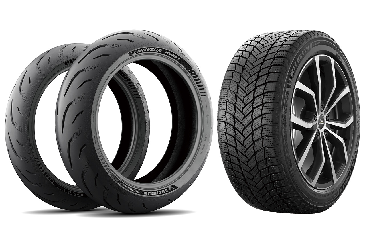 キャンペーン対象タイヤの「MICHELIN POWER 6」と「MICHELIN X-ICE SNOW＋」
