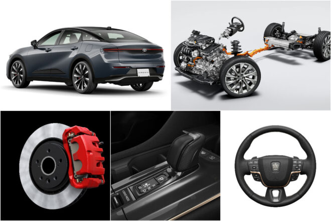 トヨタ・クラウンが一部改良。第5世代ハイブリッド導入、セダンとスポーツには新グレード登場