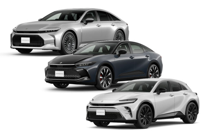 トヨタ・クラウンが一部改良。第5世代ハイブリッド導入、セダンとスポーツには新グレード登場