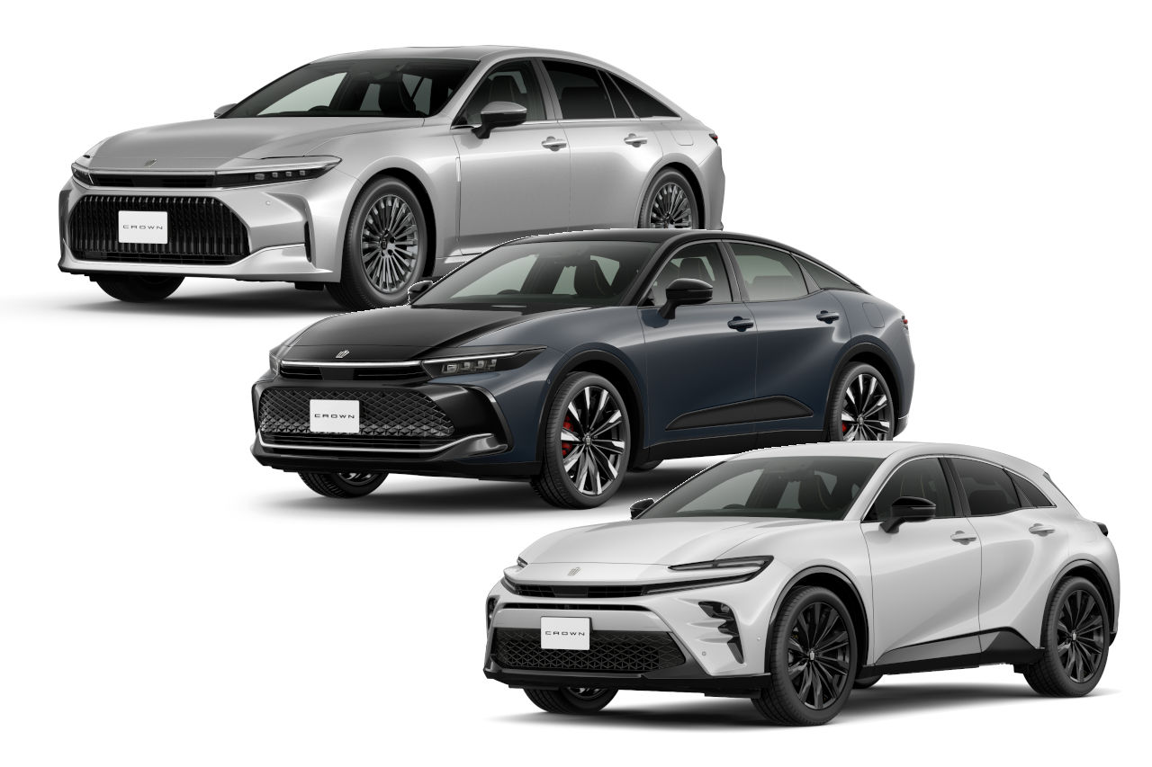 トヨタ・クラウンが一部改良。第5世代ハイブリッド導入、セダンとスポーツには新グレード登場