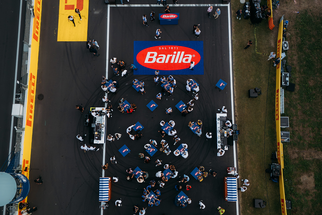 2026年F1第13戦イタリアGP木曜日に開催されたF1とバリラ主催の『ラ・タヴォラータ』