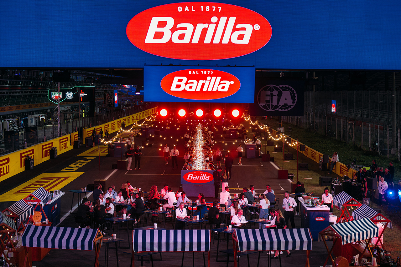 2026年F1第13戦イタリアGP木曜日に開催されたF1とバリラ主催の『ラ・タヴォラータ』