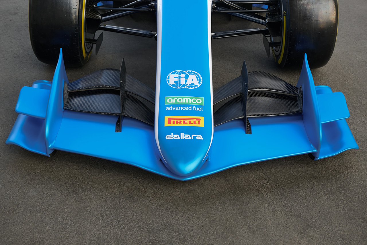2027年シーズンよりFIA F2に投入される新型車両／再設計されたフロントウイング