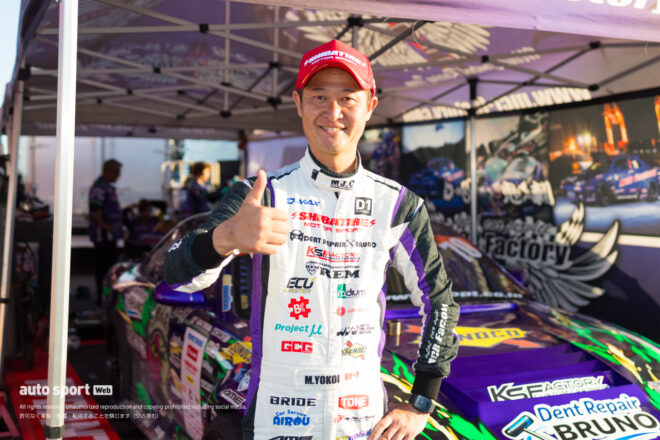 4戦3勝で4度目の王者を狙う横井昌志「日本を引っ張っていけるドライバーに」【D1GP2026キーパーソンVol.1】