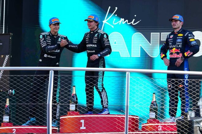 2026年F1第13戦イタリアGP　表彰式