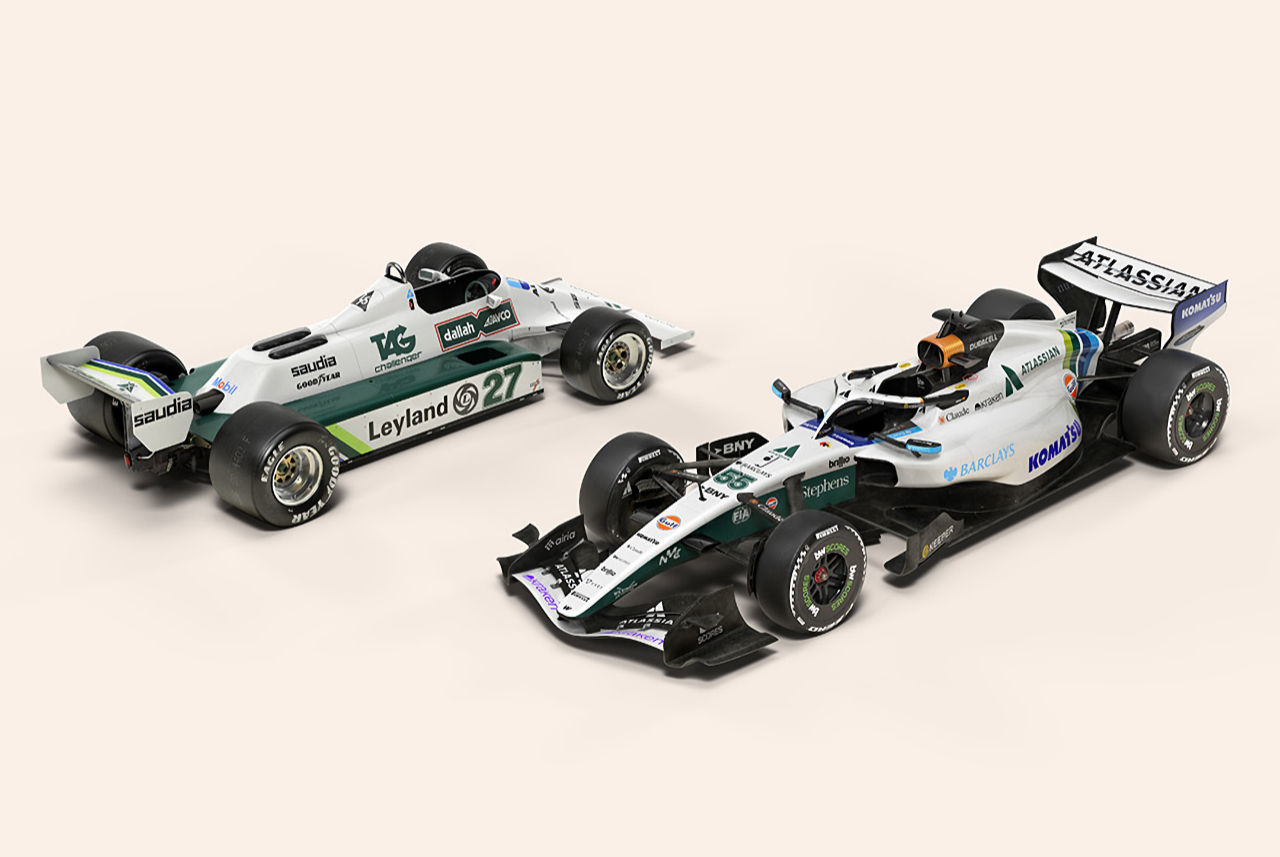 ウイリアムズ2026年型FW48と1981年型FW07C