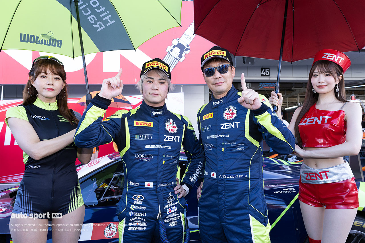 SROジャパンカップ第4ラウンド鈴鹿のレース1はHitotsuyama with CORNES RACINGが王者争いに望みをつなぐ今季3勝目を飾る