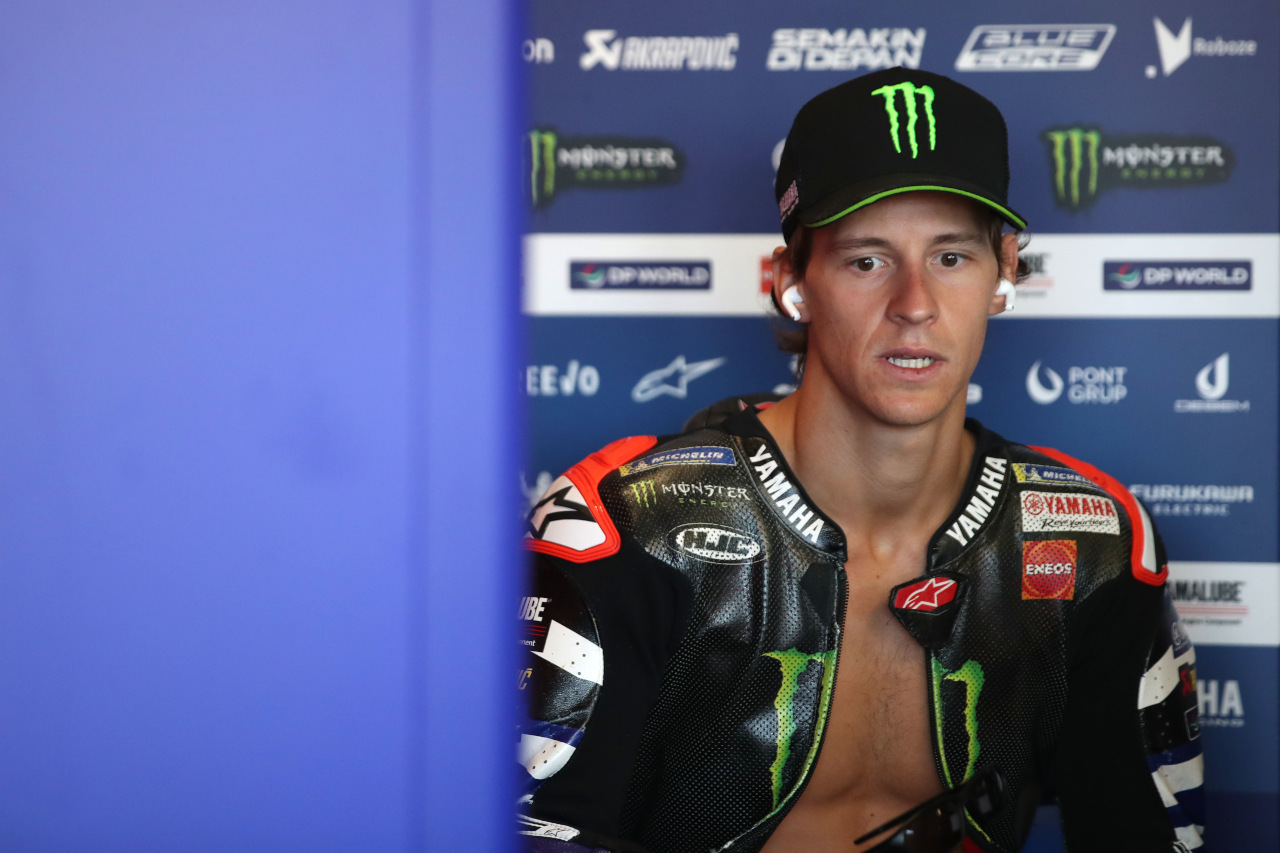 クアルタラロ、好ペース発揮もバトル中に転倒「コーナーで攻めすぎた」／第14戦サンマリノGP