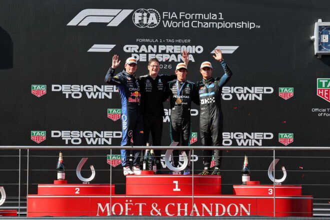 2026年F1第14戦スペインGP　表彰式