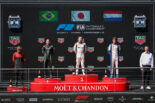 2026年FIA F2第11戦マドリード スプリントレース表彰式／優勝は宮田莉朋（ハイテック／TGR-DC）