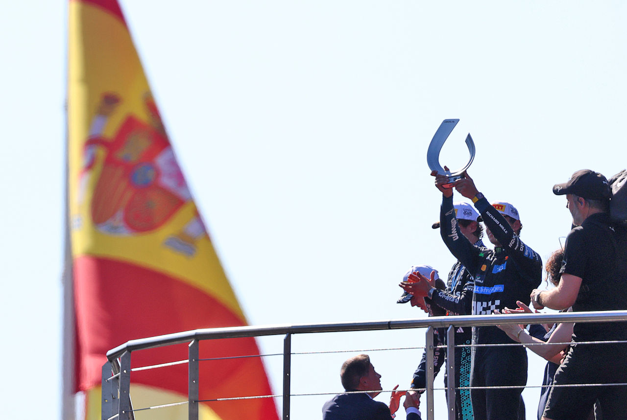 2026年F1第14戦スペインGP表彰式