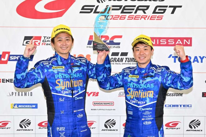 吉本大樹と河野駿佑（Syntium LMcorsa LC500 GT）