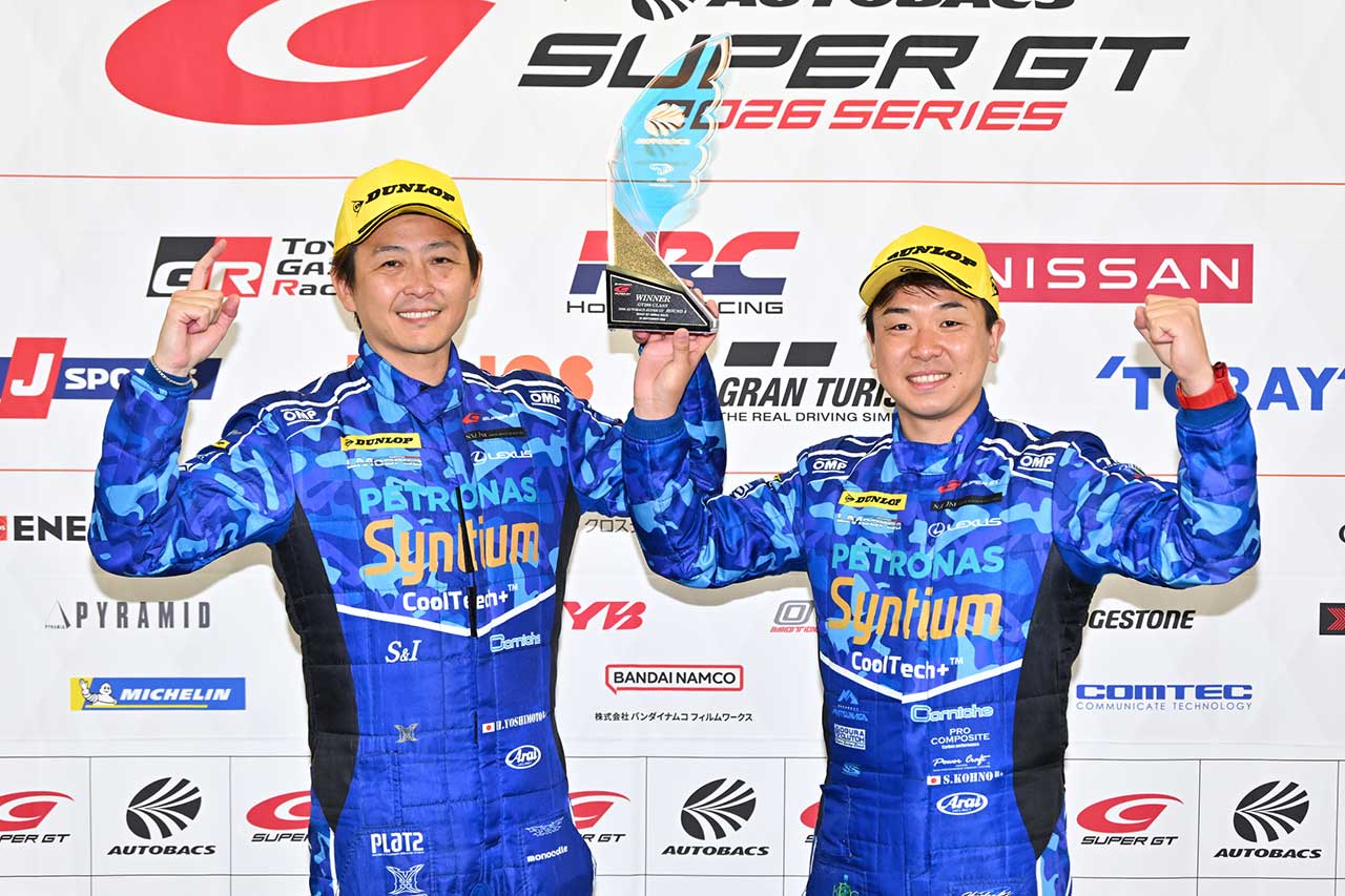 吉本大樹と河野駿佑（Syntium LMcorsa LC500 GT）
