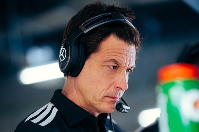 2026年F1第14戦スペインGP金曜日 メルセデスのトト・ウォルフ代表