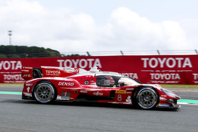 凱旋トヨタ、初日は8＆13番手。FP1トップタイムの平川亮「もう少しパフォーマンスを引き出したい」／WEC富士