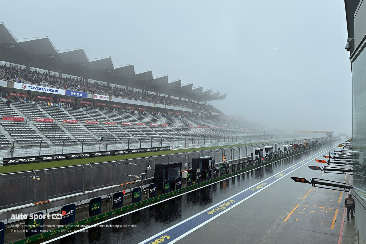 WEC第6戦の予選が開始直後に赤旗、走行キャンセルに。大雨の富士でフェラーリ296GT3がクラッシュ