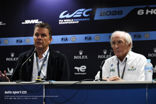 3度のF1王者、サー・ジャッキー・スチュワートがWEC富士6時間に来場。認知症研究の慈善団体への支援を呼びかける
