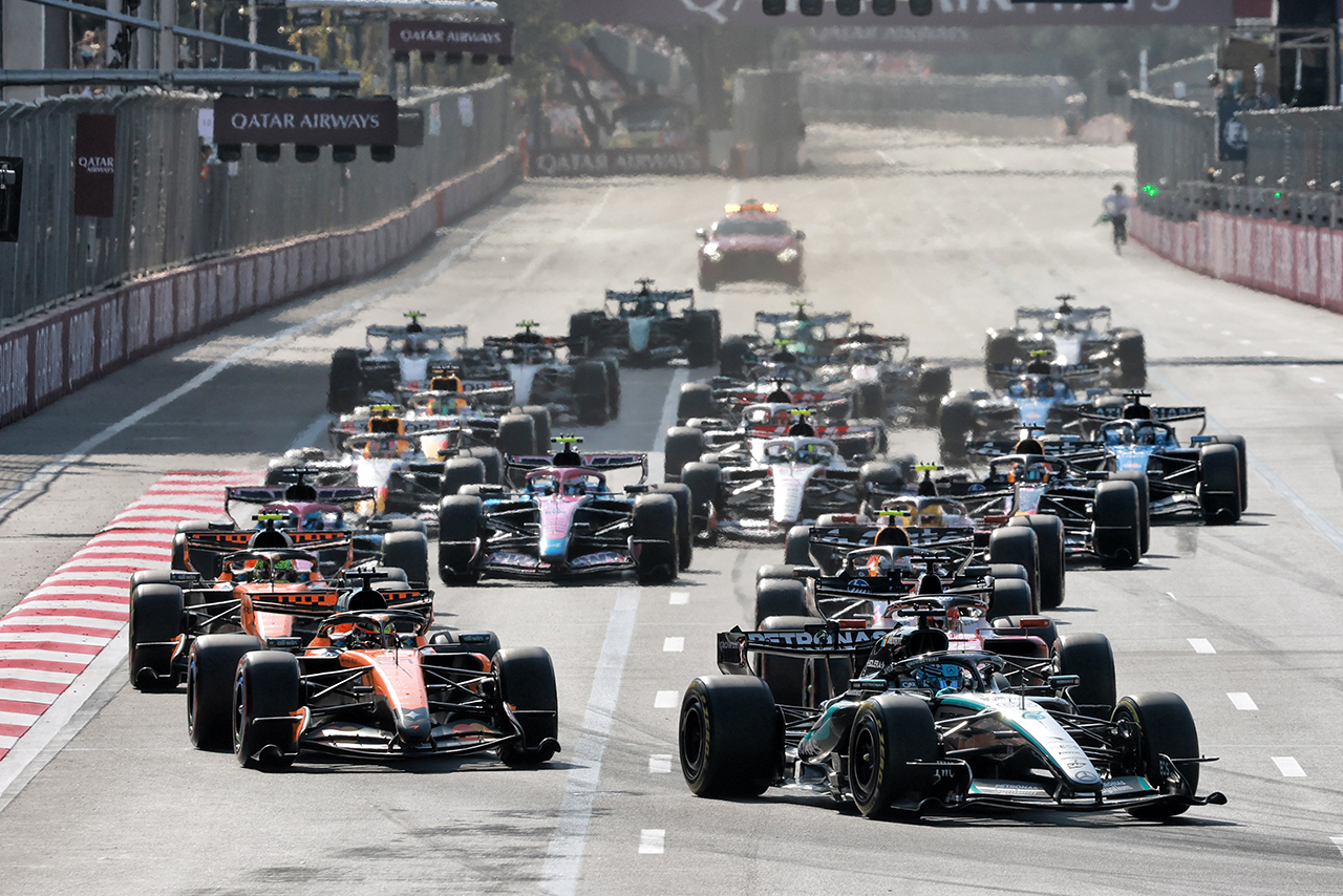 2026年F1第15戦アゼルバイジャンGP　スタート