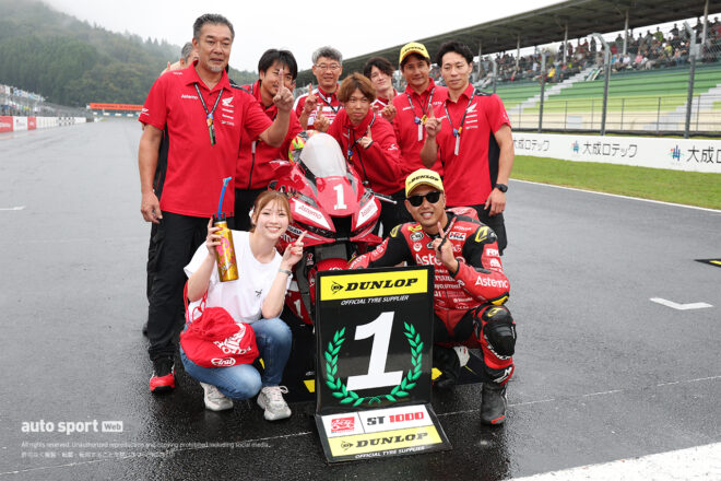 優勝を飾った羽田太河（Astemo Pro Honda S I Racing）／2026全日本ロード第6戦岡山 ST1000 決勝