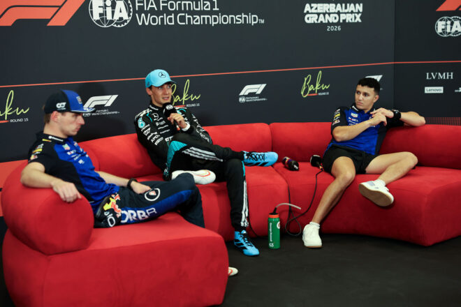 2026年F1第15戦アゼルバイジャンGP決勝トップ3会見