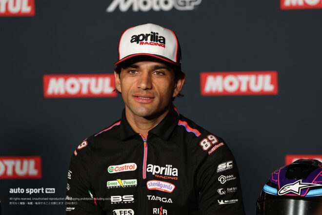 プレスカンファレンスに出席したホルヘ・マルティン（アプリリア・レーシング）／2026MotoGP第16戦日本GP