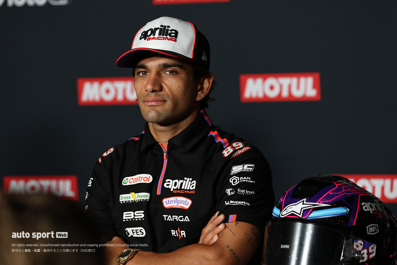 プレスカンファレンスに出席したホルヘ・マルティン（アプリリア・レーシング）／2026MotoGP第16戦日本GP