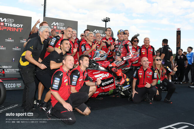 優勝したマルク・マルケス（ドゥカティ・レノボ・チーム）／2026MotoGP第16戦日本GP スプリント