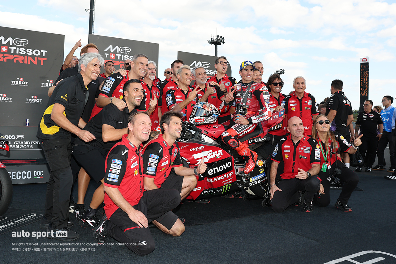 優勝したマルク・マルケス（ドゥカティ・レノボ・チーム）／2026MotoGP第16戦日本GP スプリント