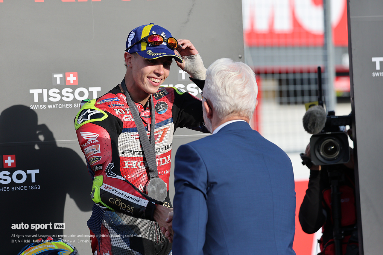 2位を獲得したディオゴ・モレイラ（プロホンダLCR）／2026MotoGP第16戦日本GP スプリント
