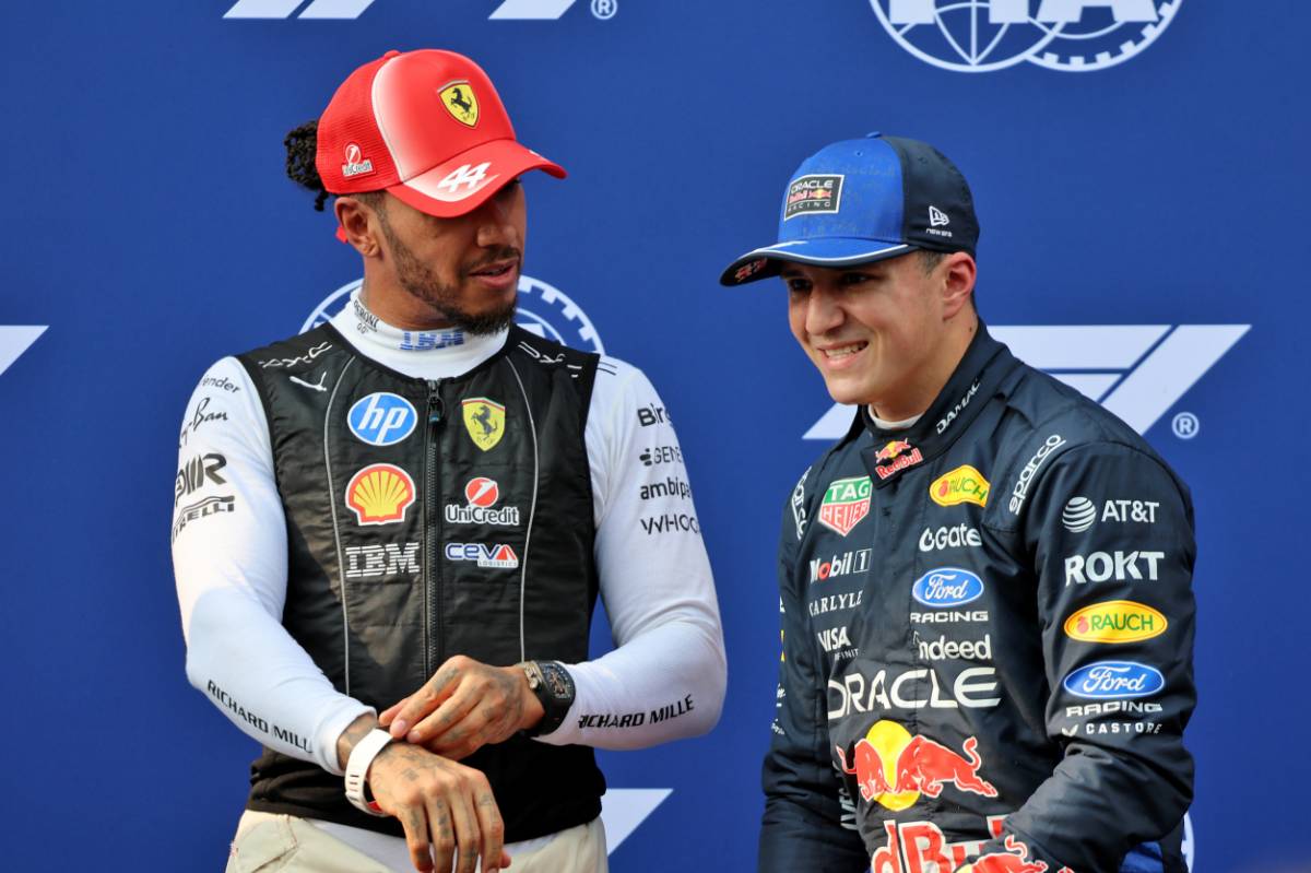 ルイス・ハミルトン（フェラーリ）＆アイザック・ハジャー（レッドブル）