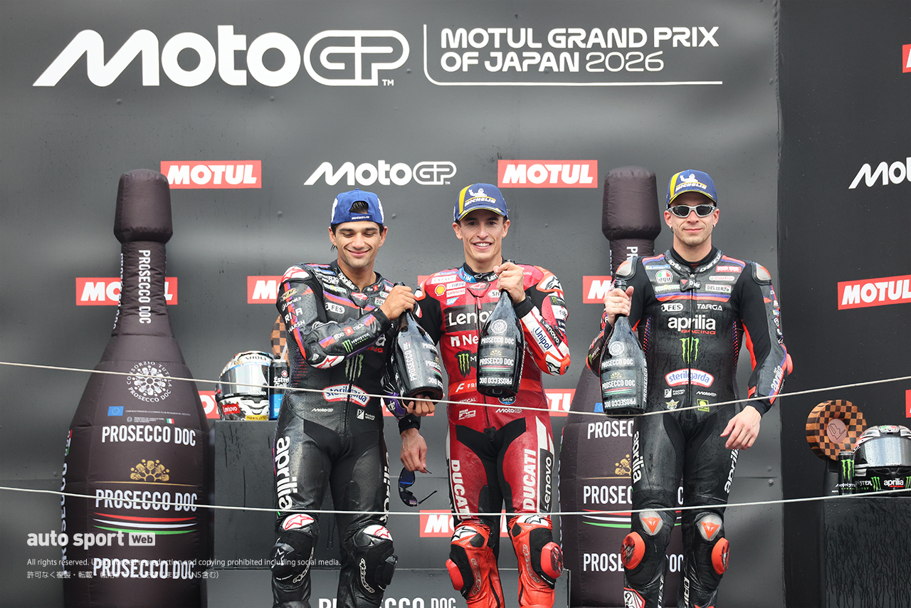 ポディウムの様子／2026MotoGP第16戦日本GP 決勝