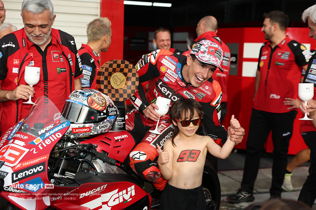 優勝したマルク・マルケス（ドゥカティ・レノボ・チーム）／2026MotoGP第16戦日本GP 決勝