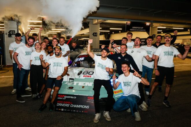 波乱のスプリント・カップ最終戦でライオンスピード・ポルシェがタイトル獲得／GTWCヨーロッパ第9戦