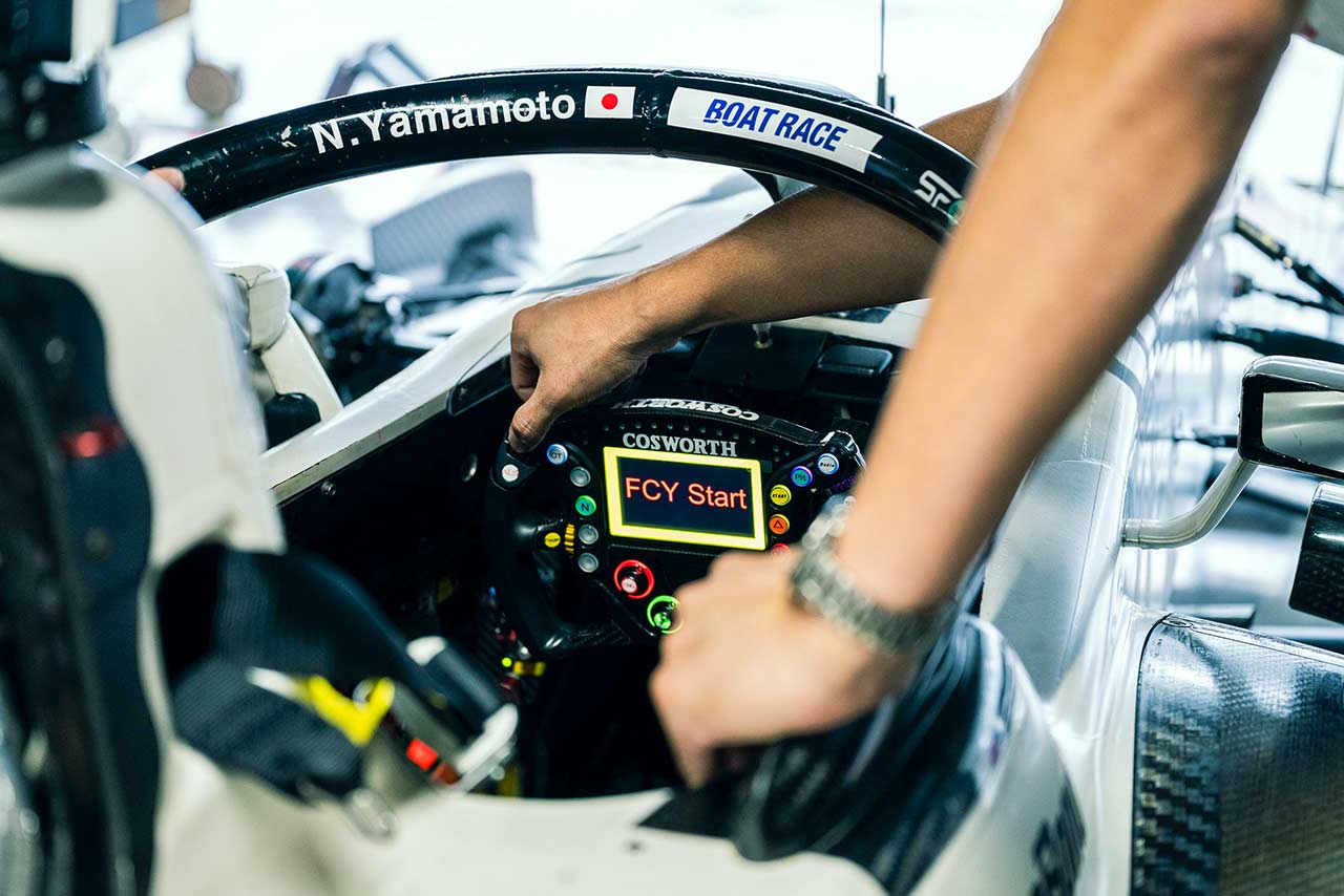 スーパーフォーミュラ　カーボンニュートラル開発テスト