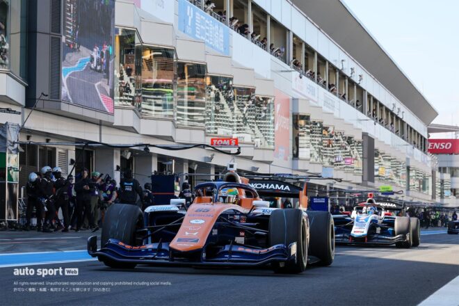 スーパーフォーミュラ第9戦富士は僅差の争いを制しオオムラ・フラガが自身初ポールを獲得