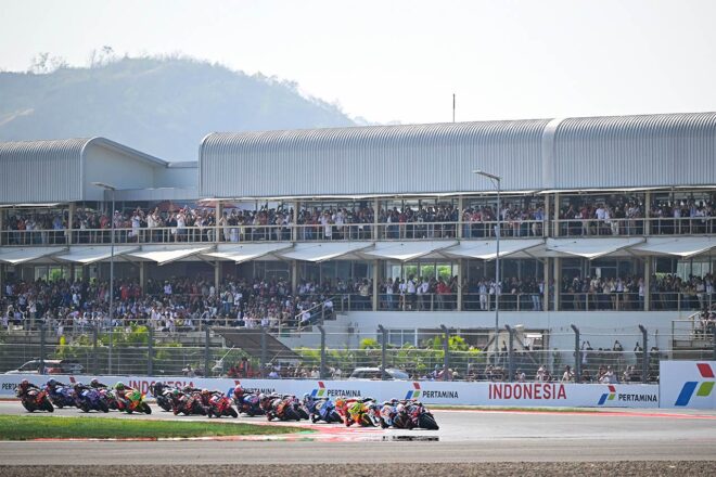 決勝レースのスタートシーン／2026MotoGP第17戦インドネシアGP