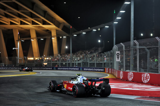 シャルル・ルクレール（フェラーリ）とルイス・ハミルトン（フェラーリ）