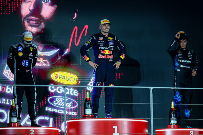 2026年F1第17戦シンガポールGP表彰式