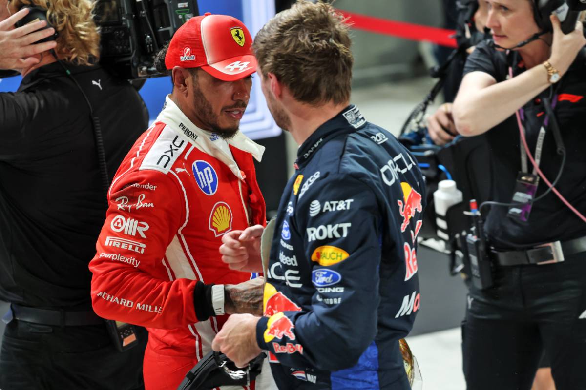 ルイス・ハミルトン（フェラーリ）＆マックス・フェルスタッペン（レッドブル）